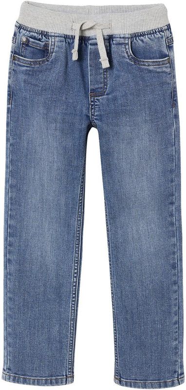 Vertbaudet - Onverwoestbare Jongensjeans - Blauw - Rechte Pasvorm - Eenvoudig Aan Te Trekken