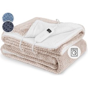 Dr. Watson - Deluxe XL - Elektrische Deken - 180 x 130 cm - 9 Warmtestanden - 160 Watt