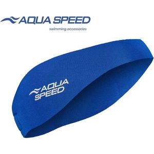 Aqua Speed Neopreen Hoofdband Zwemmen - Zwemhoofdband Volwassenen - Blauw