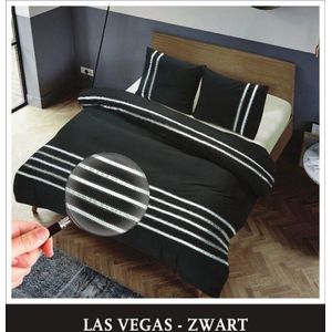 Hotel Home Collection - Las Vegas - Dekbedovertrek - Zwart