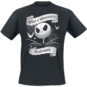 The Nightmare Before Christmas What A Wonderful Nightmare Heren T-shirt - zwart - S