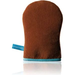 Comodynes zelfbruiningshandschoen tanning bruin glove