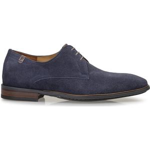 Floris van Bommel SFM-30295-40-01 - Volwassenen Heren veterschoenNette herenschoenen - Kleur: Blauw - Maat: 45.5