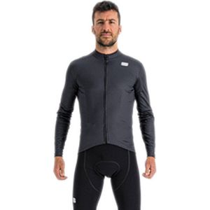 Sportful Checkmate Thermal Jersey Met Lange Mouwen Zwart XL Man