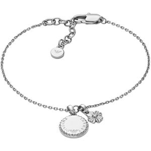 Emporio Armani - Coin Collection - Collier - Zilverkleurig