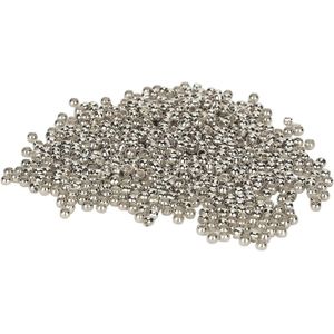 Ronde tussenkralen eenvoudig te gebruiken 500 stuks knijpkralen duurzaam doe-het-zelf stopperkralen prachtig vakmanschap sieraden maken voor halskettingen armbanden wit K .