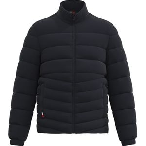 Tommy Hilfiger - Heren Jas zomer Branded Collar Jacket - Blauw - Maat XL