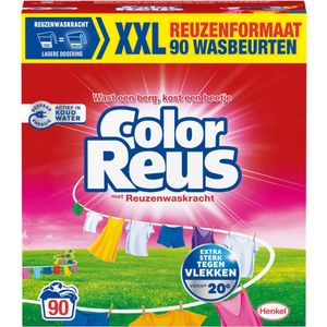 Color Reus - Waspoeder - Gekleurde Was - 90 Wasbeurten - 1 stuk