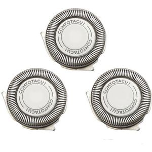 Opzetmesjes geschikt voor Philips elektrische scheerapparaten serie 1000-3000 - scheerkoppen mannen - Vervangmesjes - Accessoires voor dubbellaags trimmesjes - 3 stuks