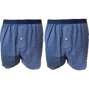 Embrator mannen Boxershorts 2-stuks geruit maat L
