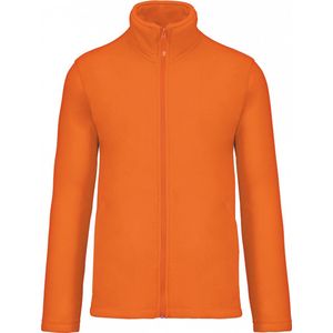 Premium Microfleecevest met rits Kariban Oranje - Maat L