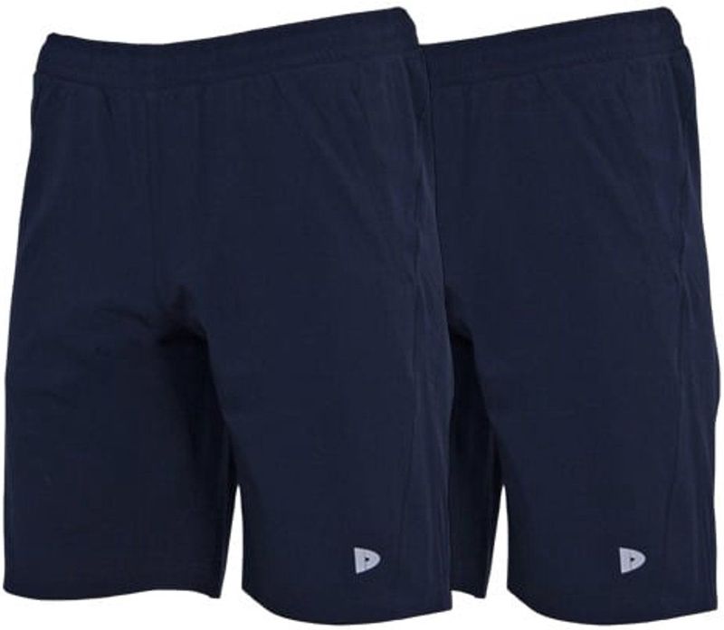 Donnay - Graig - Korte Sportbroek - Navy - 2-Pack