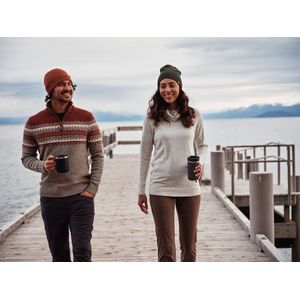 Royal Robbins Westlands Funnel Neck Trui - Dames Sweater - Sea-Pine