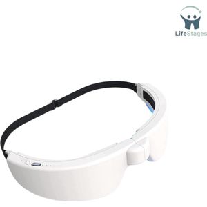 LifeStages - Daglichtbril - Lichttherapiebril - Circadiaans Ritme - Jetlag - Stemmingsverbetering - Wit