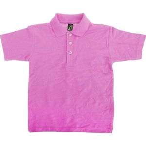 SOLS Kinder Unisex Zomer II Pique Polo Shirt (Roze)