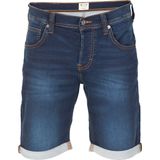 Mustang - Chicago - Korte Jeans Broek - Blauw - Regular Fit