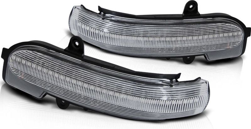 Dynamische Led Knipperlichten - Wit - Set (Links + Rechts) - Voor Mercedes C-klasse W203 T203 CL203