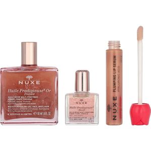 NUXE - Huile Prodigieuse Of Florale - Geschenkset - 50 ml - 10 ml - 8 ml