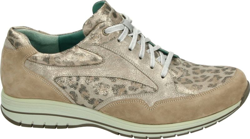 SIOUX - Veterschoen - Bruin / Zwart - Dierenprint - Suède