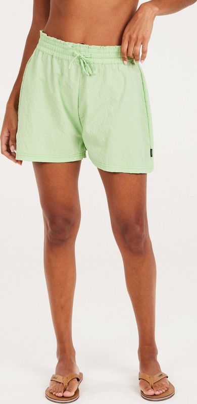 Protest Prtjailey – Korte broek Dames – Tailleband elastiek – Koordsluiting – Matcha Green