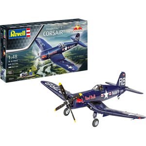 Revell Modelbouwpakket Vliegtuigen - 05641 Vought F4U-4 Corsair - The Flying Bulls - Propeller Vliegtuig Plastic - 1:48
