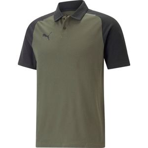 Puma Team Cup Casuals Polo Heren - Mossy Green | Maat: XXL