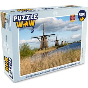 Puzzel Molen - Landschap - Nederland - Legpuzzel - Puzzel 500 stukjes