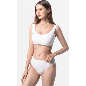 Slip dames brief Micro Modal gepareld ivoor | Ollies Fashion