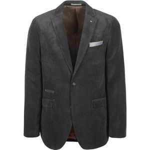 Suitable - Heleen - Colbert - Cosmos Blauw - Ribstructuur - Heren