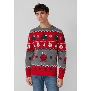 s.Oliver - Strickpullover - Peanuts®-motief - Kersttrui