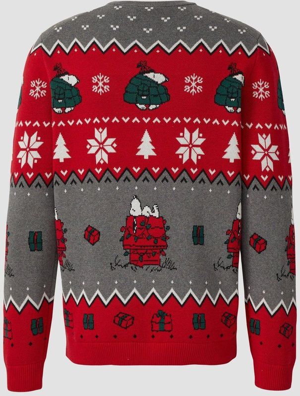 s.Oliver - Strickpullover - Peanuts®-motief - Kersttrui