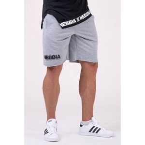Bodybuilding Short Grijs - Nebbia 179 Legday Hero Shorts