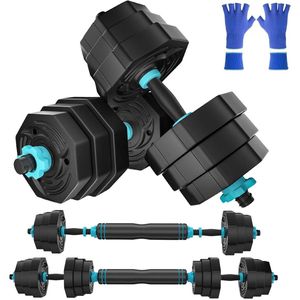 Verstelbare Krachttrainingsset 20kg - Halterset voor Thuis Fitness