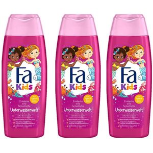 FA Kids Mermaid Douchegel & Shampoo - Voordeelverpakking 3 x 250 ml