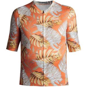 Tactic Hard Day Tropical 2022 Korte Mouw Wielertrui Oranje S Man