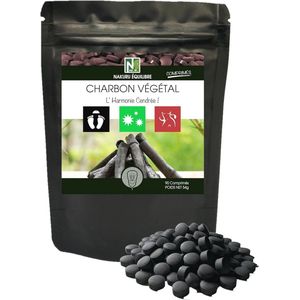 Plantaardige Houtskool - Actieve Kool in Tabletten - 600 mg - 90 Tabletten