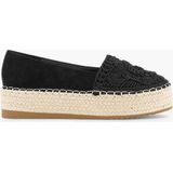 graceland Zwarte espadrille - Maat 37