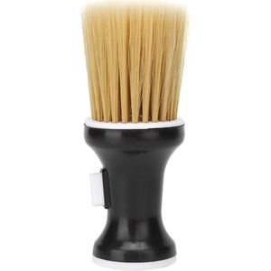 Haarverzorging - Nekborstel - Zachte Barber Nek Duster - Salon Haarveegborstel - Nekreinigingsborstel voor Kappers en Barbers (Zwart)