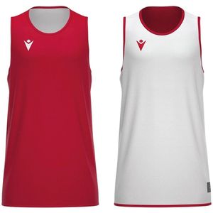 Macron X500 Reversible Shirt Heren - Rood / Wit | Maat: 3XL
