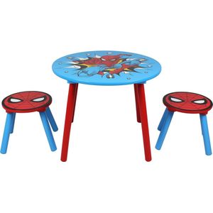 Spiderman - Tafel en 2 stoelen set voor kinderen
