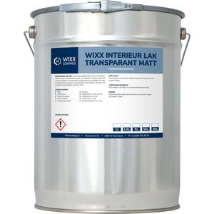 Wixx Interieur Lak Transparant Matt - 5L -