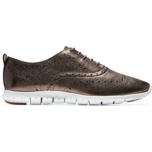 Cole Haan Zerogrand Wing Oxford Bronze Metal Leather White-Schoenmaat 43,5