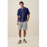 Sissy-Boy - Donkerblauw - Gebreide Polo - Korte Mouwen - Katoen