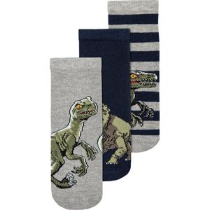 NAME IT NMMNEPTUN JURASSIC 3PK SOCK NOOS VDE Jongens Sokken - Maat 22/24