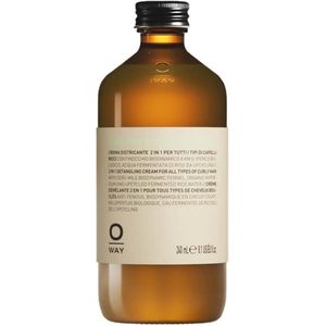 Oway Curly Hair Combing Cream 240ml NIEUW 2025 - multifunctionele hydraterende of stylingcrème voor krullend en golvend haar