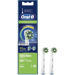 Oral-B CrossAction CleanMaximiser Opzetborstels 2 Stuks