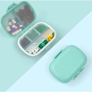 Pillendoos Organizer met 8 Compartimenten - Draagbare Medicijnopbergdoos voor Vitamines en Supplementen