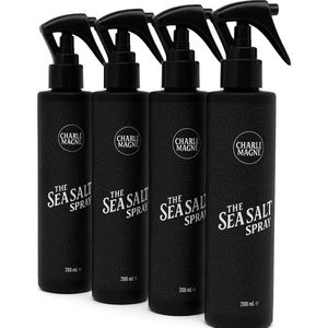 Charlemagne The Sea Salt Spray - Heat protection spray - Zee zout spray - Haarspray - Texture spray - 4 stuks
