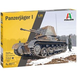 1:35 Italeri 6577 Panzerjäger I Tank Plastic Modelbouwpakket