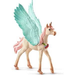 schleich BAYALA - Versierde eenhoornpegasus, veulen - Speelfiguur - Kinderspeelgoed voor Jongens en Meisjes - 5 tot 12 jaar - 70575